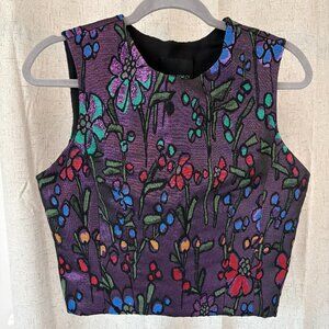 Cynthia Rowley Brocade Cocktail Top
